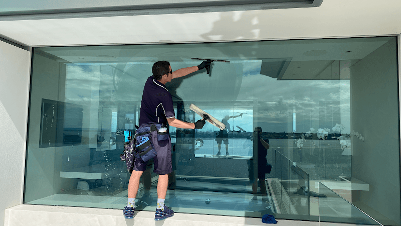 Pristine Window Cleaning gutter cleaning work in Heathridge