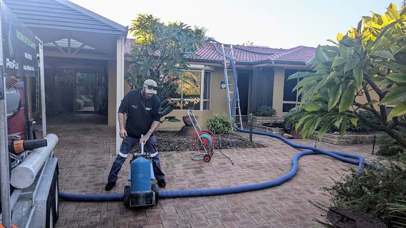 ProFlo gutter cleaning work in Naval Base