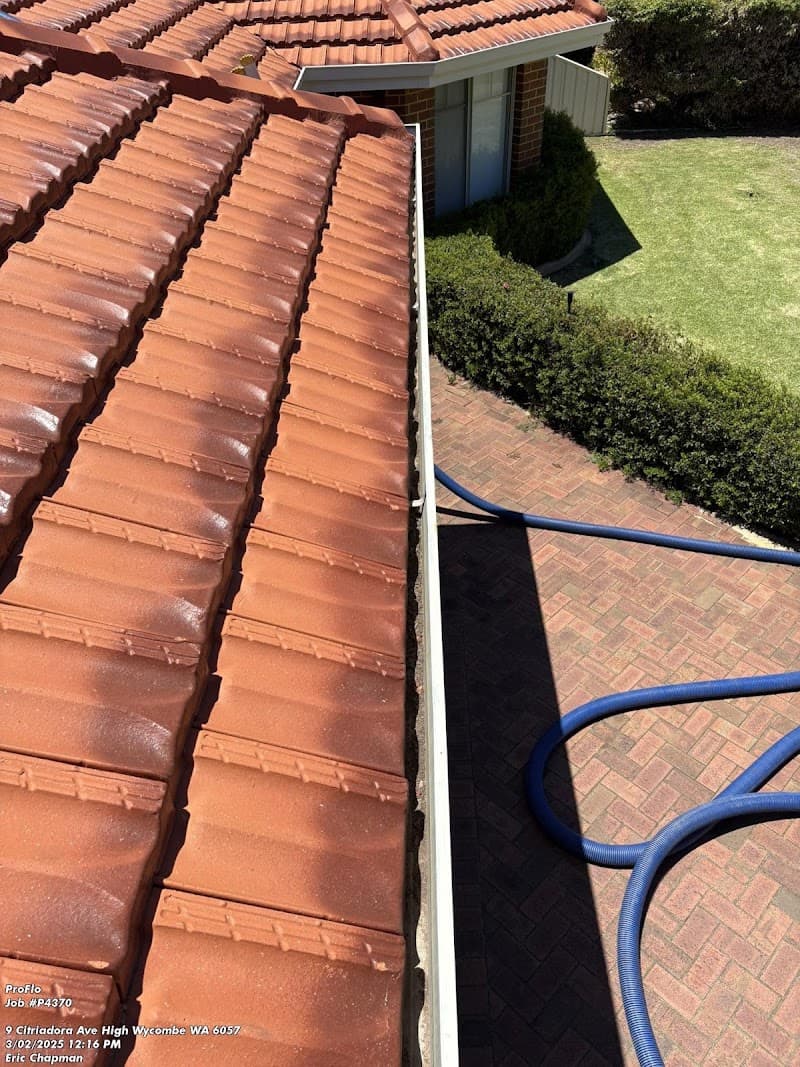 ProFlo gutter cleaning work in Naval Base