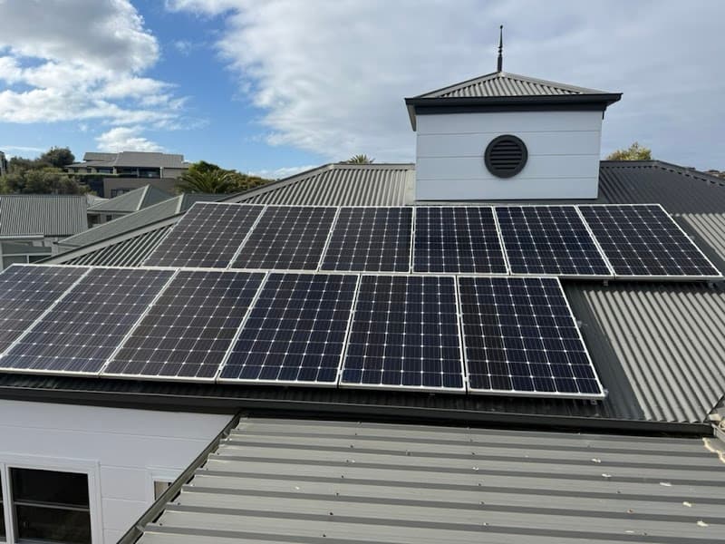 Protec Electrical & Solar solar panel installation work in Mornington