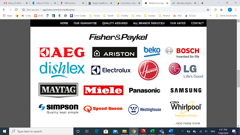 PTR Appliances appliance repair work in Dandenong