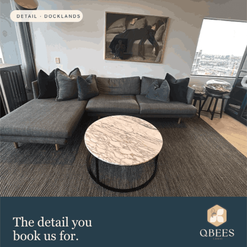 Qbees cleaning work in South Melbourne
