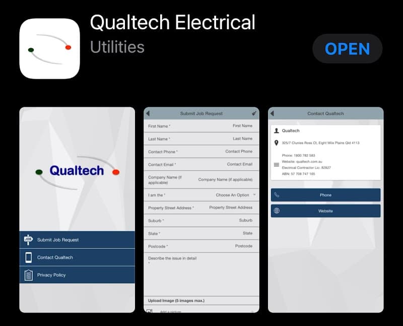 Qualtech Electrical electrician work in Thornlands