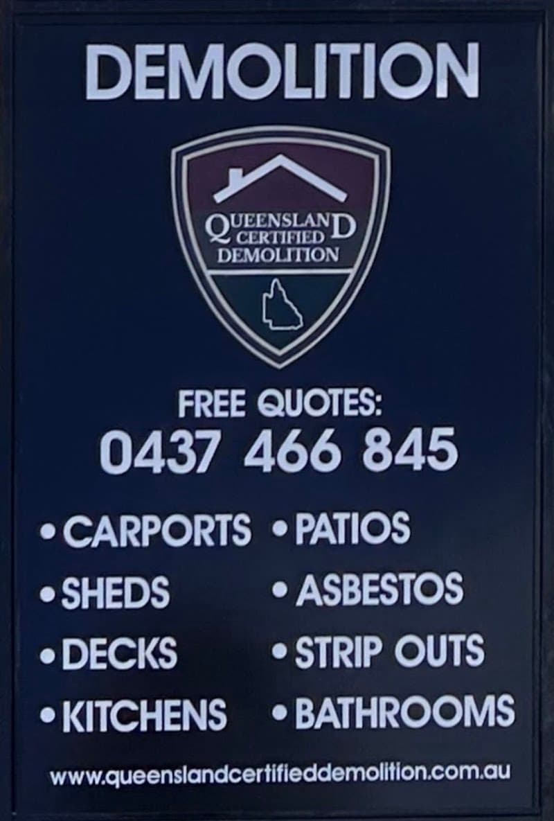 Queensland Certified Demolition demolition work in Wynnum West