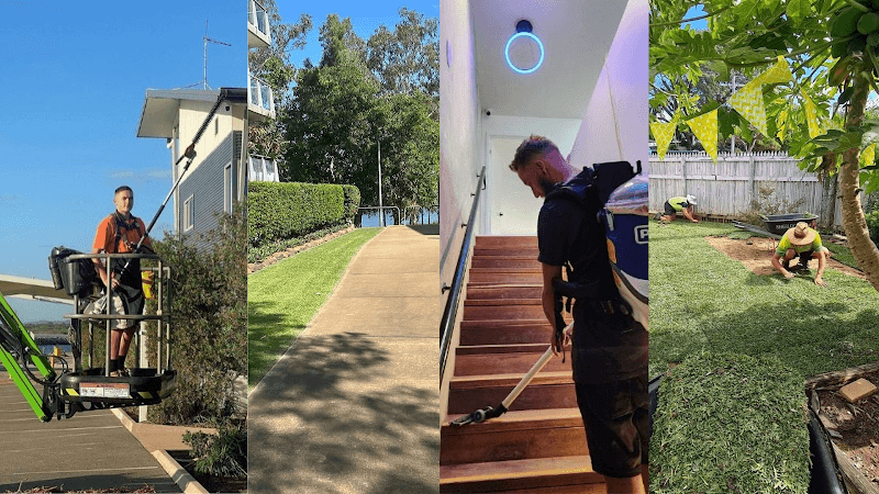 Queensland Facility Services gardening work in Townsville City