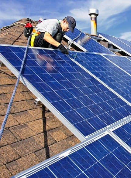 Queensland Solar and Lighting solar panel installation work in Burpengary