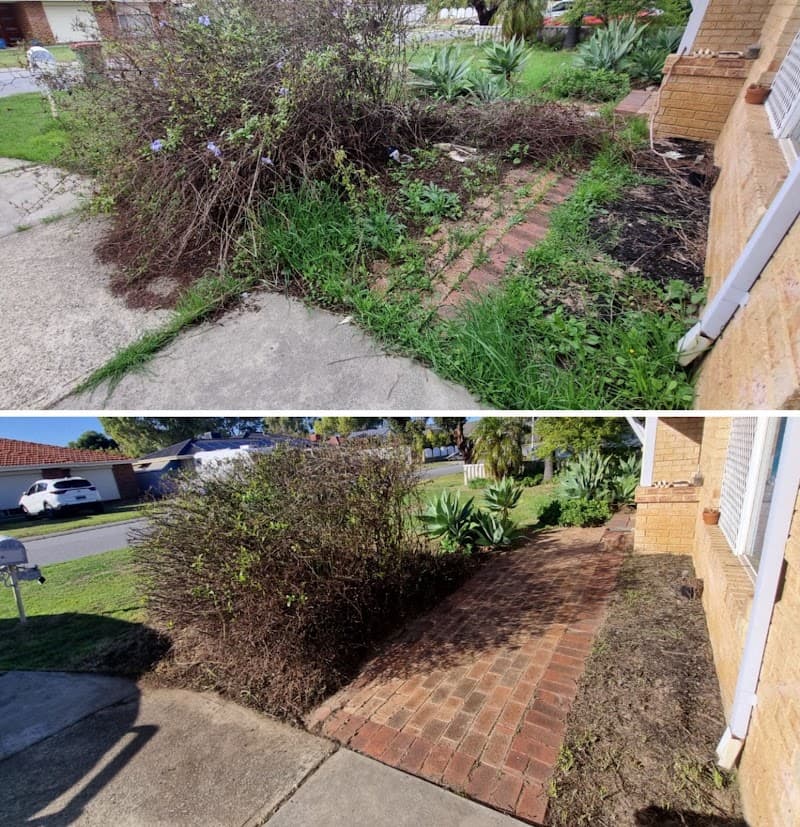 Quin's Groundskeeping landscaping work in Safety Bay