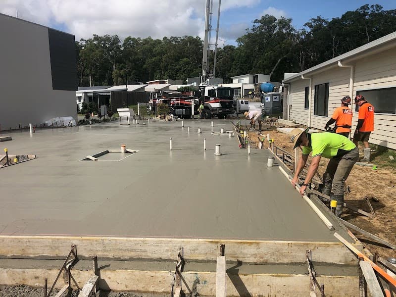 R & J Parker Concreting Pty Ltd concreting work in Coolum Beach