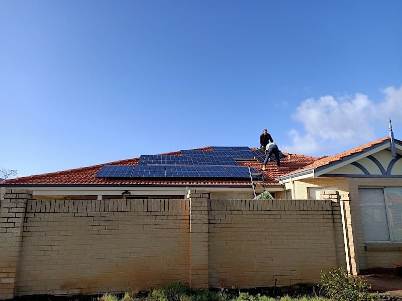Raf Power solar panel installation work in Perth