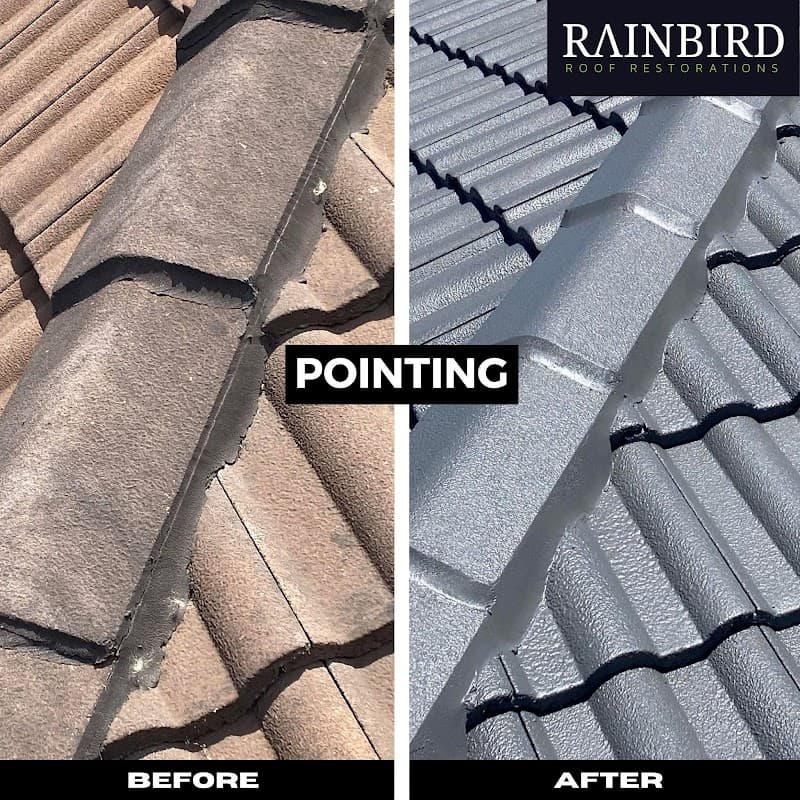 Rainbird Roof Restorations gutter cleaning work in Elliott Heads