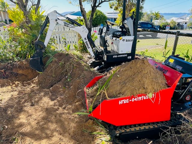 Ralph Mini Bobcat Hire demolition work in Nikenbah
