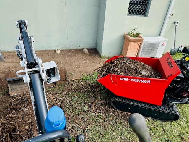 Ralph Mini Bobcat Hire demolition work in Nikenbah