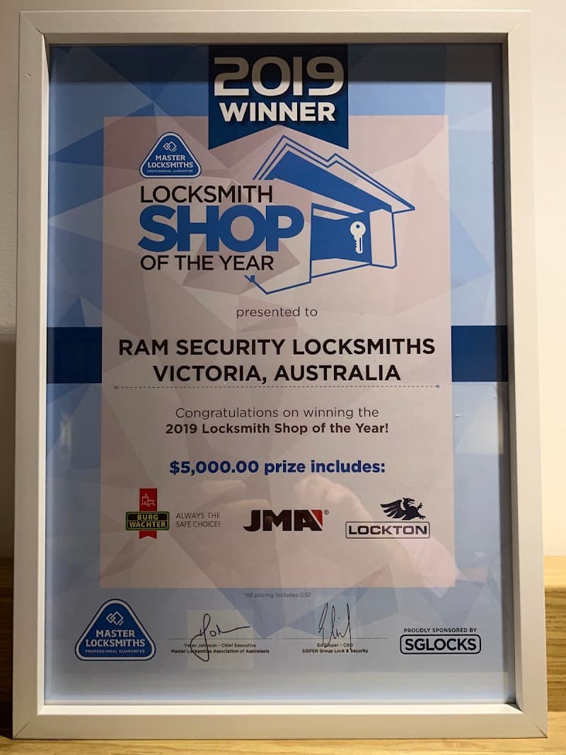 RAM Security Locksmiths locksmith work in Dandenong