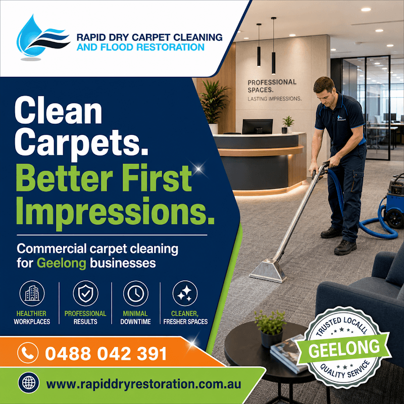 Rapid Dry Carpet Cleaning and Flood Restoration Geelong carpet cleaning work in Geelong