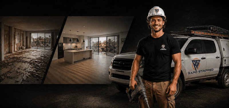 Rapid Stripped Floor Removal & Demolition removalist work in Surfers Paradise