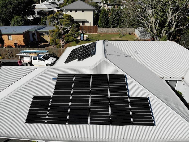 Raw Electrical Qld Pty Ltd solar panel installation work in Highfields