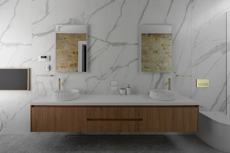 Rebuiltt bathroom renovation work in South Melbourne