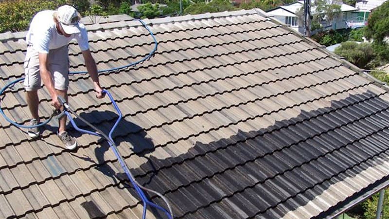 Reclean gutter cleaning work in Bethania