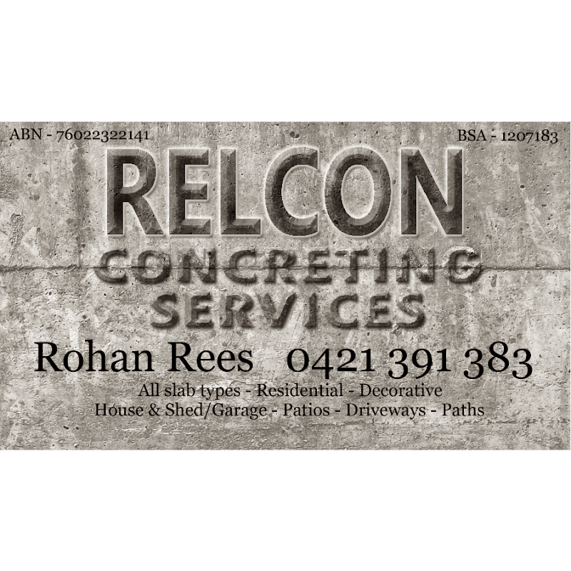 Relcon Concreting services concreting work in Kirwan
