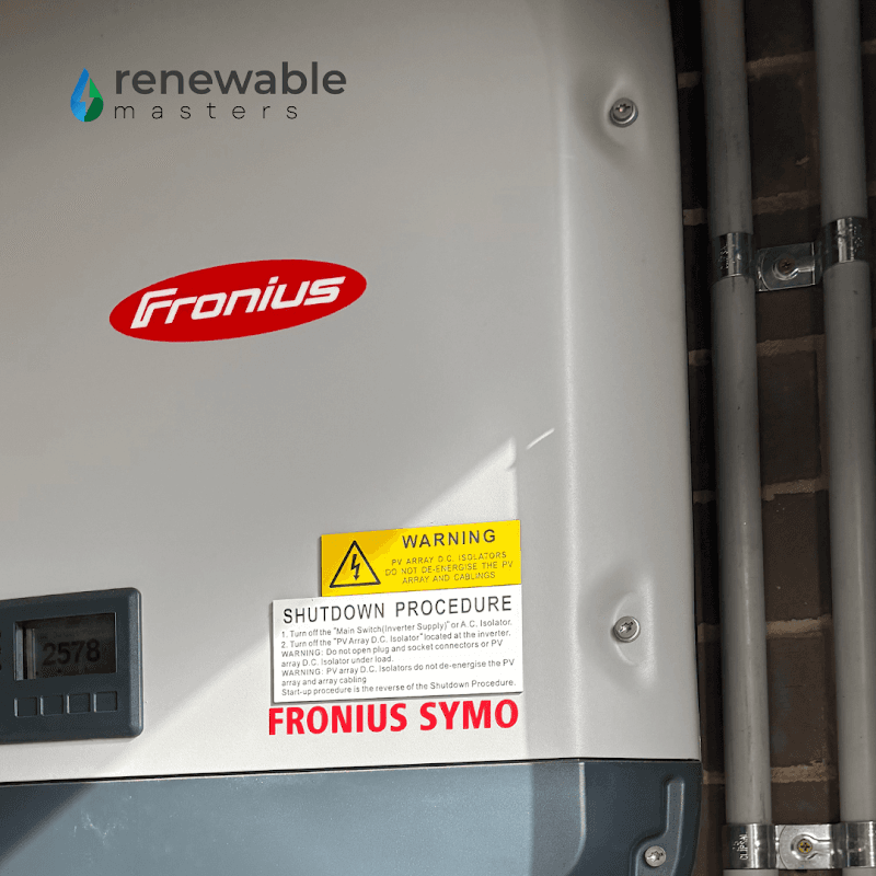Renewable Masters solar panel installation work in North Geelong