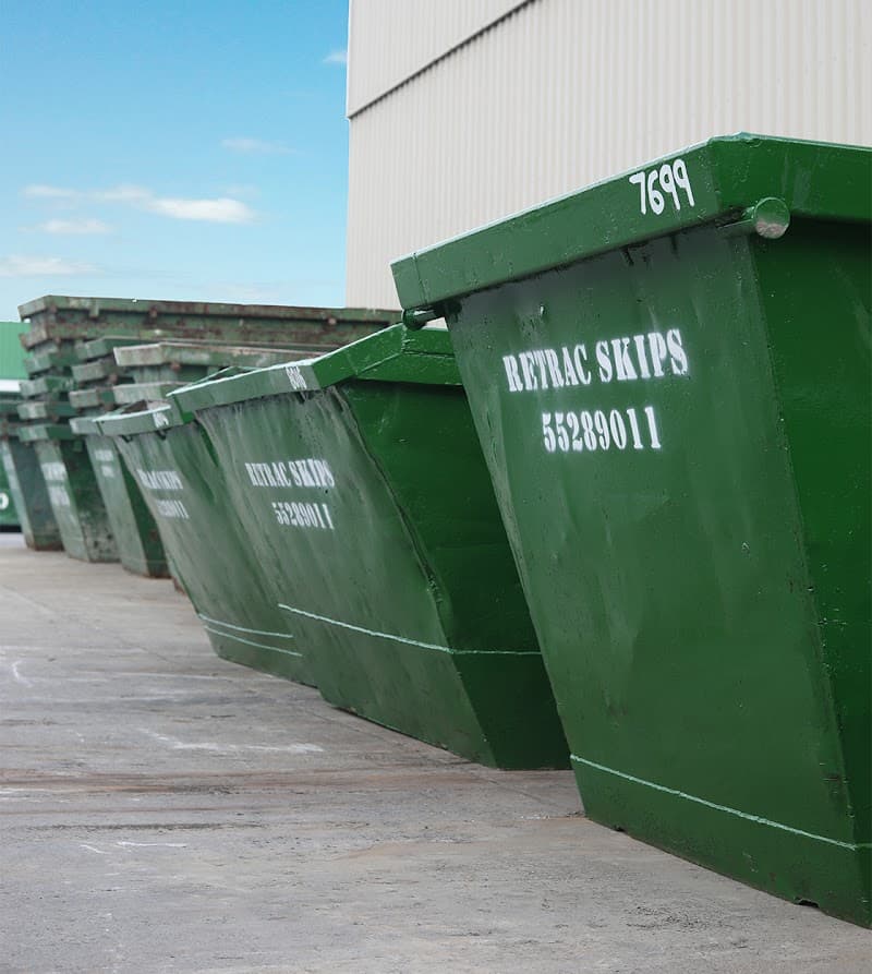 Retrac Skips Gold Coast rubbish removal work in Arundel