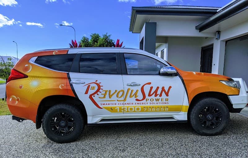 RevoluSun Power solar panel installation work in Garbutt