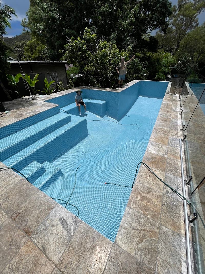 Riparian Constructions Pty Ltd pool builder work in Carindale
