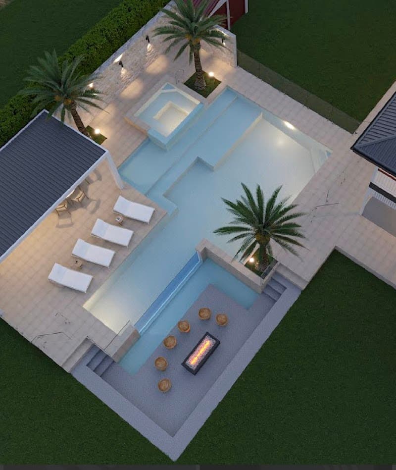 Riparian Constructions Pty Ltd pool builder work in Carindale