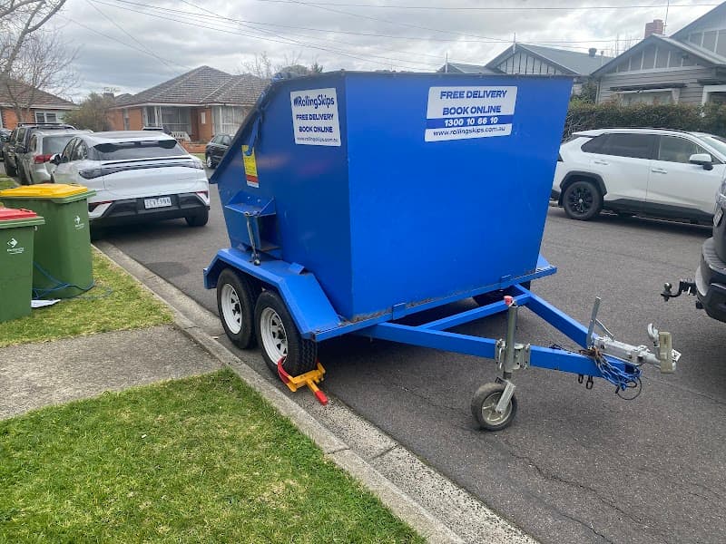 Rolling Skips - Mobile & Lockable skip bins I Waste removal l Rubbish collection service rubbish removal work in Moorabbin