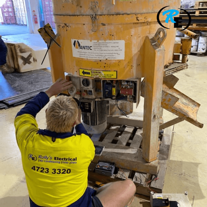 Rolly’s Electrical electrician work in Garbutt