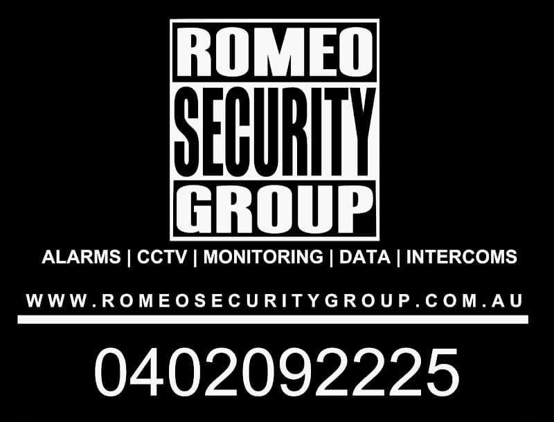Romeo Security Group security & cctv work in Adelaide