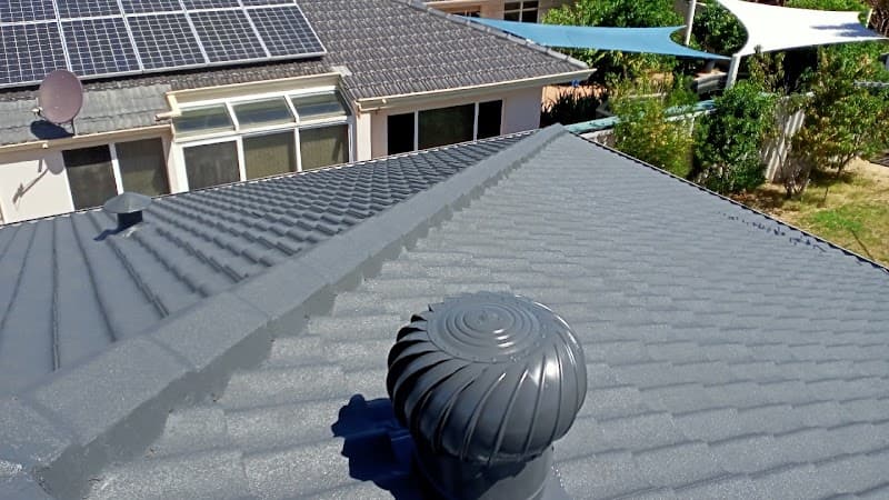 Roof Restoration waterproofing work in Heathridge