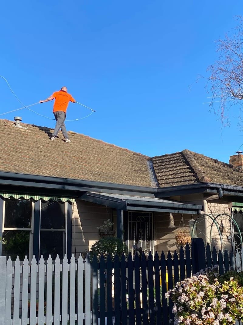 Roof shine restorations roofing work in Newtown