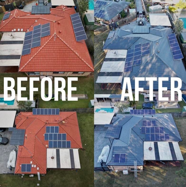 Roof Werx roofing work in Logan Village