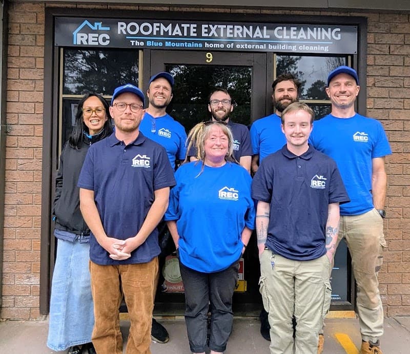 Roofmate External Cleaning (REC) gutter cleaning work in Wentworth Falls