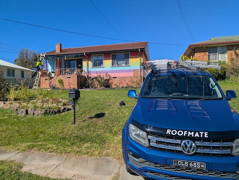 Roofmate External Cleaning (REC) gutter cleaning work in Wentworth Falls