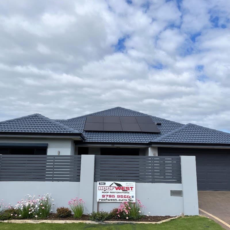 Roofwest Roof Restorations gutter cleaning work in East Bunbury