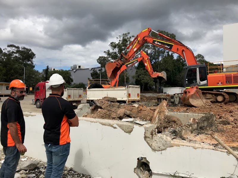 Salcorp Civil demolition work in Mortdale