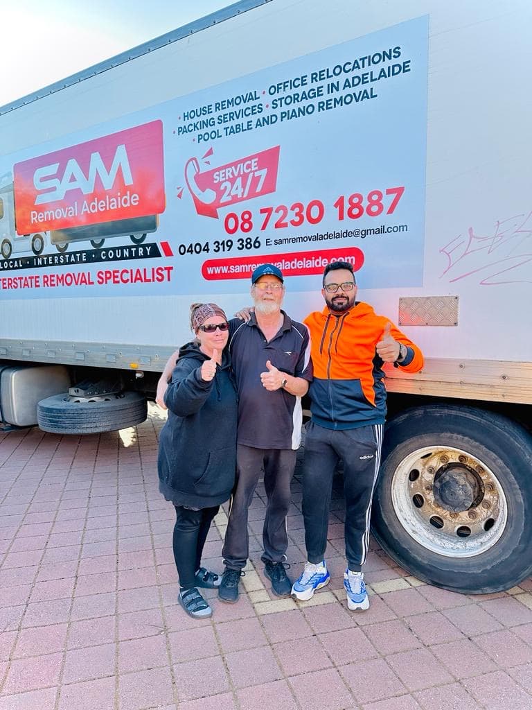 Sam Removal Adelaide removalist work in Vale Park