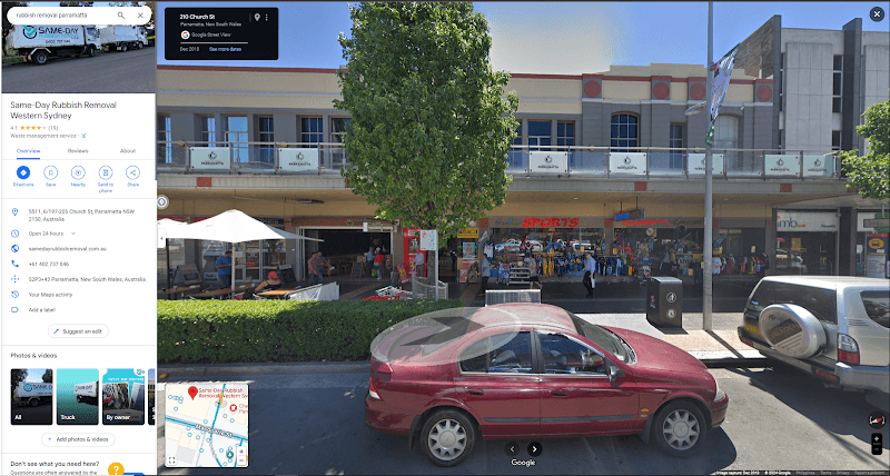 Same-Day Rubbish Removal Western Sydney rubbish removal work in Parramatta