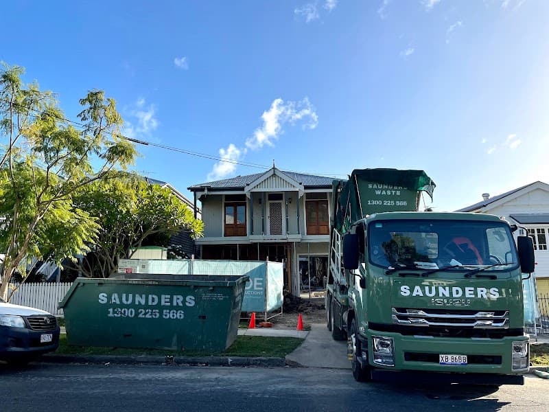Saunders Waste - Brisbane Skip Bin Hire rubbish removal work in Enoggera