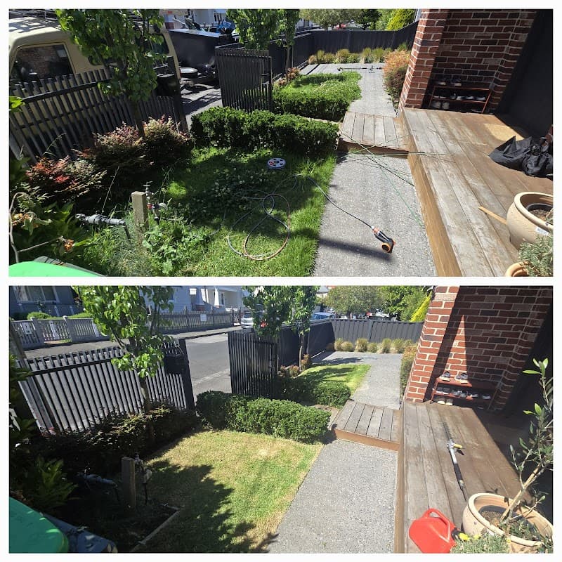 Saxon's lawn and Garden Care gardening work in Northcote