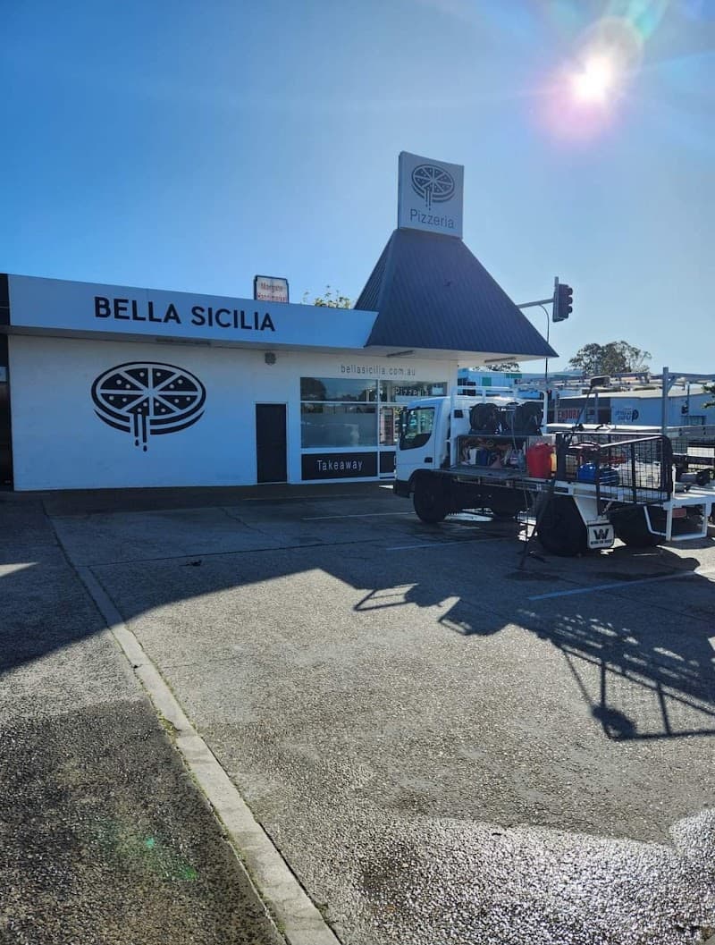 SB Pro Clean pressure washing work in Woody Point