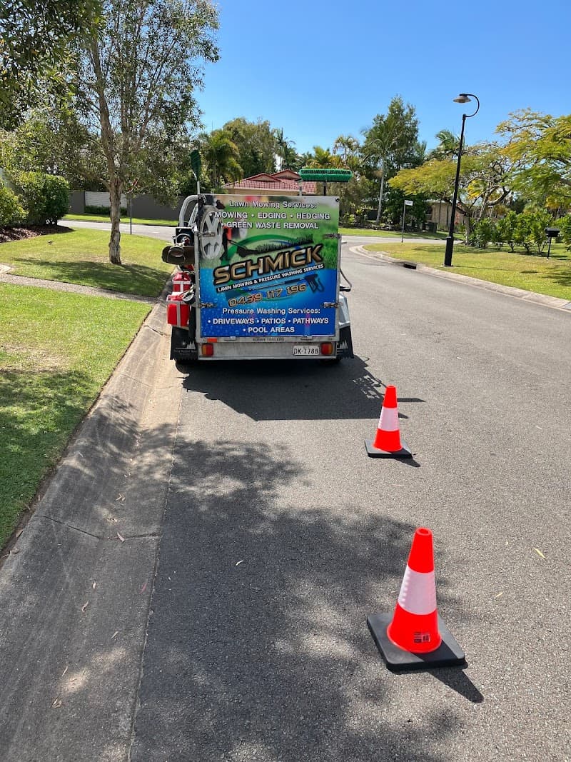 Schmick Lawn Mowing & Pressure Washing Services lawn care work in Sippy Downs