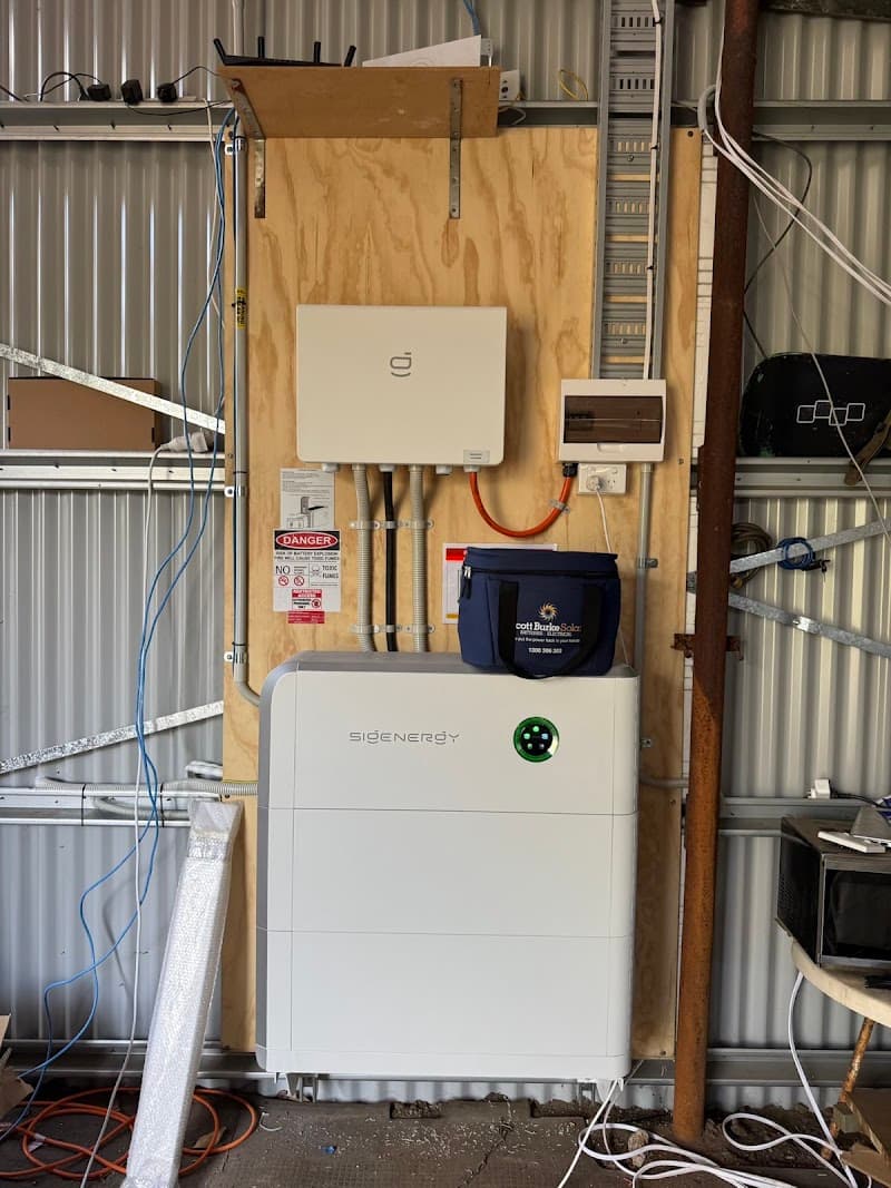 Scott Burke Solar & Electrical solar panel installation work in Bundaberg East