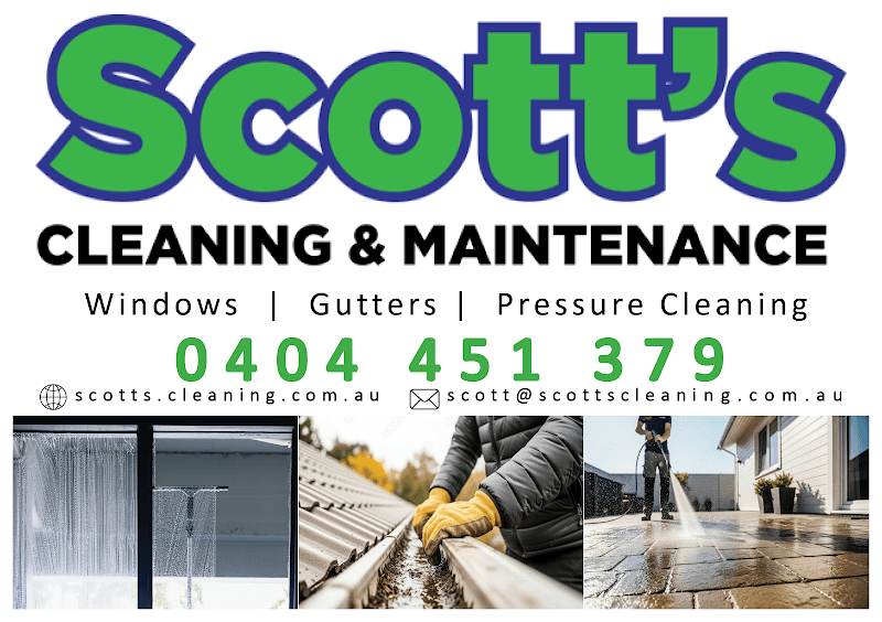 Scott's Cleaning and Maintenance gutter cleaning work in Ringwood East
