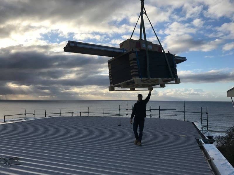 SEA Solutions Australia solar panel installation work in Berkeley Vale