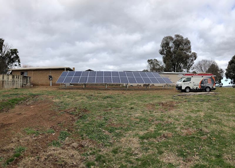 Select Electrical and Solar Solutions solar panel installation work in Fyshwick