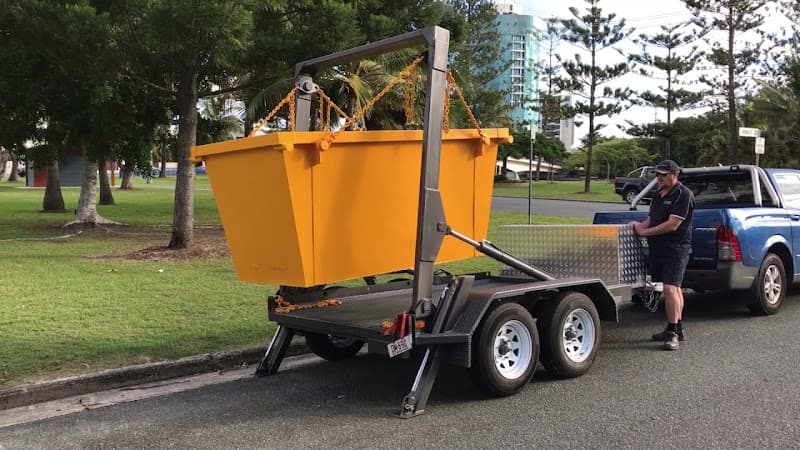 SEQ Skip Bin Hire rubbish removal work in Springwood