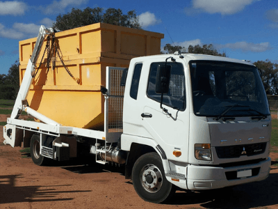 SEQ Skip Bin Hire rubbish removal work in Springwood